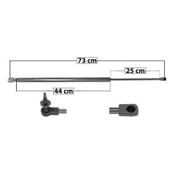 MANJ-35102 - AMORTIGUADOR 5TA PUERTA PARA CHEVROLET LUMINA 1992-1996 DERECHA/IZQUIERDA