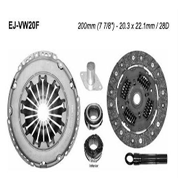 EJ-VW20F KIT DE CLUTCH (LK-620312700) (NAK-17-127) IBIZA CROSS FOX LUPO POLO SPORT VAN GOL 1.6L SOHC 05/09 SEAT