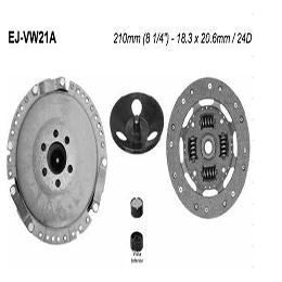 EJ-VW21A CLUTCH KIT (LK-621028306)(NAK-17-012) GOLF CL GL GTI JETTA A2 C GL 1.8L SOHC 89/93 CABRIOLET 1.8L 84/92 VOLKSWAGEN