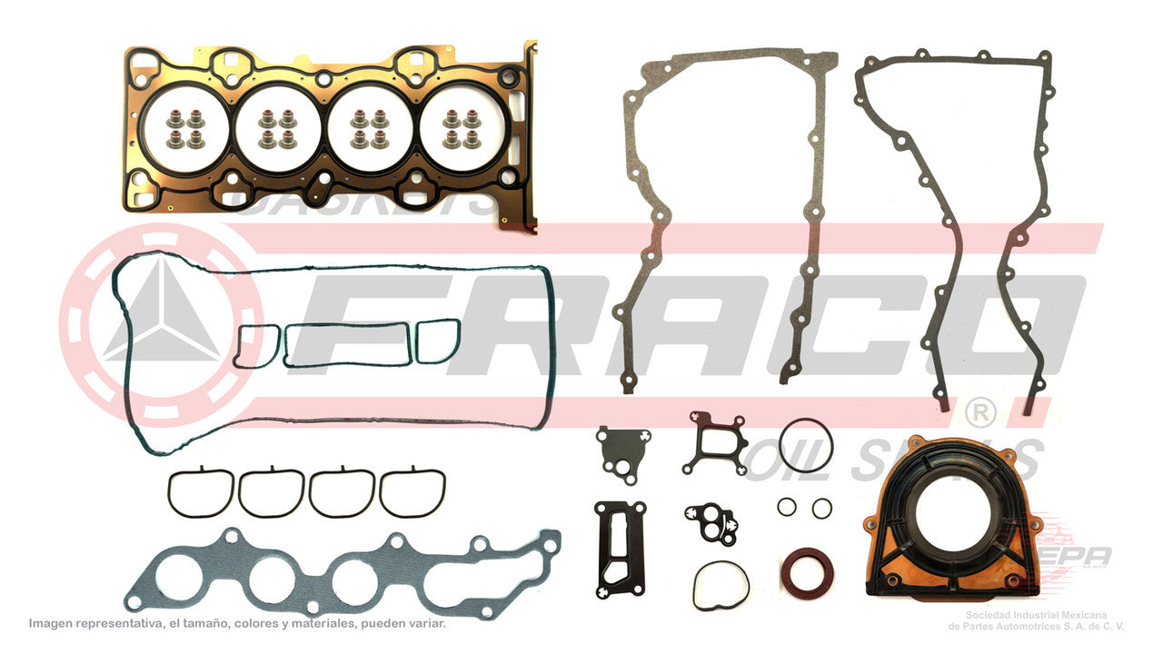 FSX-5340216 JUEGO DE EMPAQUES (FS-348-1ML)(JC-1511) 2.0L FORD 4 CIL ECOSPORT DURATEC CABEZA MLS JUNTA DE ESCAPE MLS 04/05 FORD