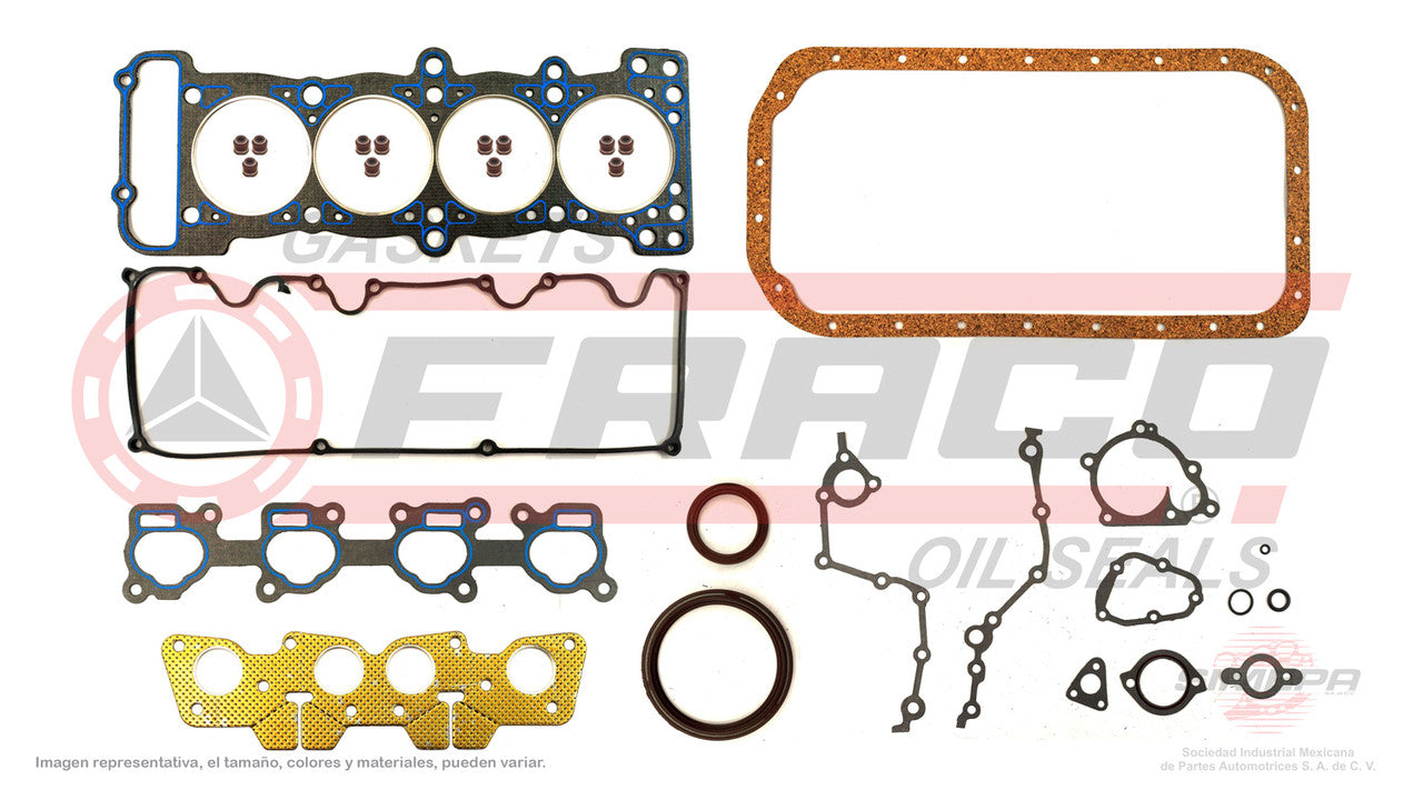 FSX-5340240 GASKET SET (FS-1125) 2.6L MAZDA 4 CYL 12V B-2600 SOHC G6 TRUCKS 89/02 HEAD SB MAZDA