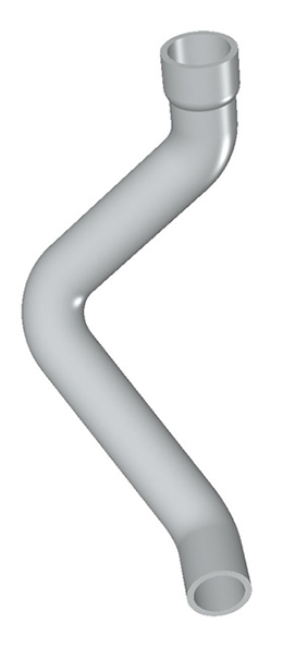 GY-62043 MANGUERA MOLDEADA INFERIOR (GTS-21971)(GY-995) INF JEEP GRAND CHEROKEE L6 4.0L TODAS 94/98 JEEP