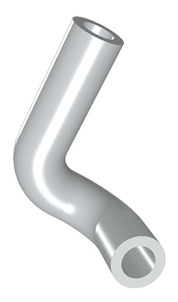 GY-63121 MOLDED HEATER HOSE (GTS-19026)CAVALIER CENTURY 3.1L V6 91/96 EQUINOX 3.4L 06/08 MALIBU 3.5L 04/05 VENTURE 3.4L V6 97/05 UNIVERSAL