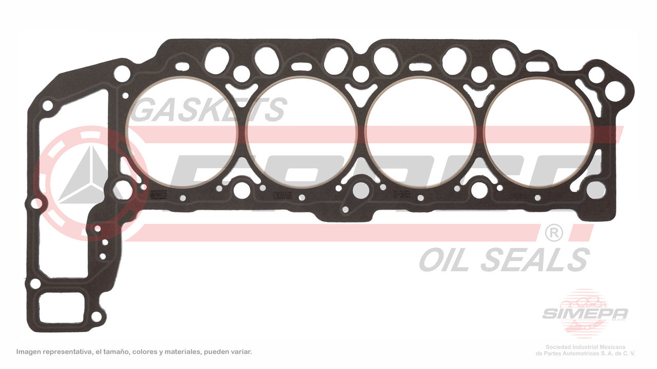 HGX-0282005-SM HEAD GASKET V8 SOHC VIN N RAM 2500 QUAD DAKOTA RAM PICK-UP DURANGO GRAND CHEROKEE 99/11. OVERSIZE GASKET FOR CHRYSLER
