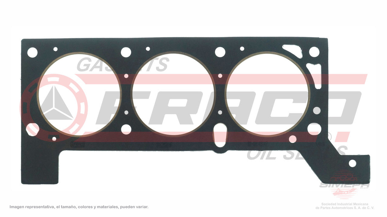 HGX-1162020-NR HEAD GASKET (CA-255-G)(CA-1410-D) 3.3L CHRYSLER V6 VOYAGER 202 91/98 (RH) NON-RETORQUE CHRYSLER