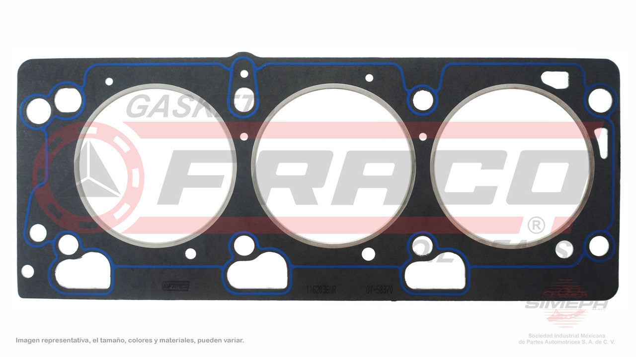 HGX-1162036-NR HEAD GASKET (CA-268-G) CHARGER 06/10 INTREPID 00/04 JOURNEY 09/10 PACIFICA 07/08 GRAND CARAVAN 08/10 NITRO 07/1 CHRYSLER