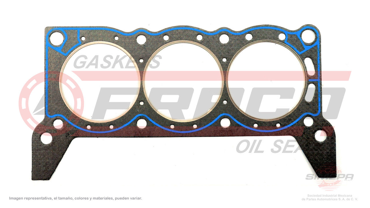 HGX-2662070-SB HEAD GASKET (CA-330-G)(CA-1513) 3.8L FORD MUSTANG THUNDERBIRD COUGAR 85/87 FAIRMON 1983 230 232 84/ 86 CARBURETED FORD