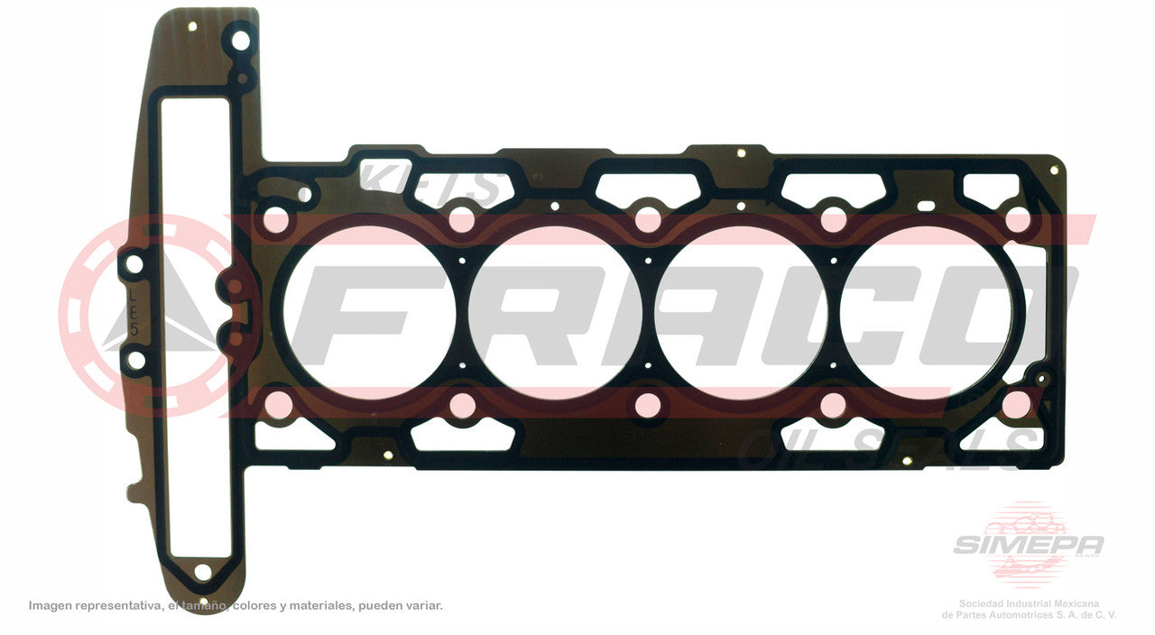 HGX-3040107-MLO HEAD GASKET (CA-1237) 2.4L GM 4 CYL CHEVROLET PONTIAC G5 05/06 MALIBU 08/12 HHR 06/08 LE5 MLS GENERAL MOTORS