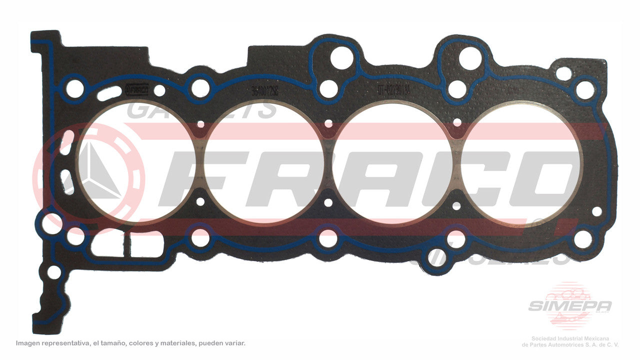 HGX-3640012-SB HEAD GASKET 1.2L HYUNDAI DOHC 16V I10 GRAND I10 G4LA 12/15 HYUNDAI