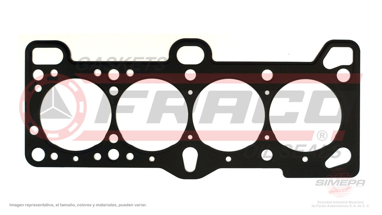 HGX-3640070-MLO HEAD GASKET (CA-204-ML)(CA-114 CA-116 ) 1.4L 1.6L CHRYSLER 4 CYL ATTITUDE G4ED MLS HYUNDAI