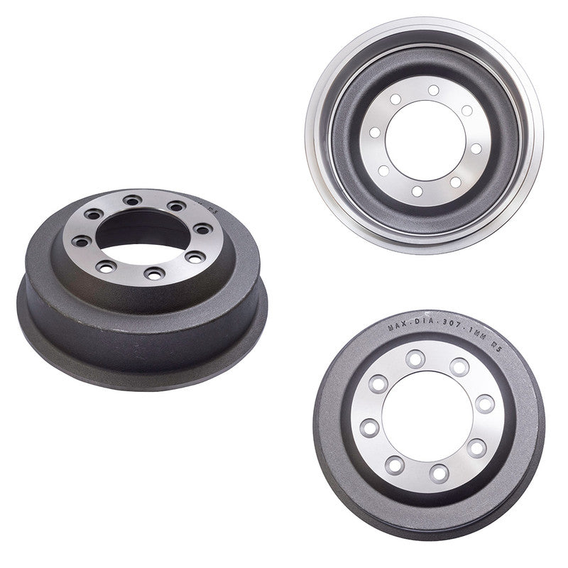 FT-08022 BRAKE DRUM (8)RTDS ECONOLINE E/250 USA 87/91 WITH 12 1 8X 3 1 2 REAR BRAKES AND SPICER AXLE MOD 60 FORD