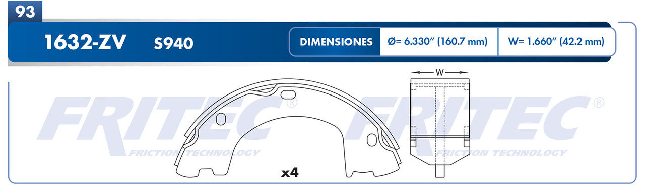 OW-1632-ZV PADS BENZ SPRINTER 3500 2007-2020 TOYOTA