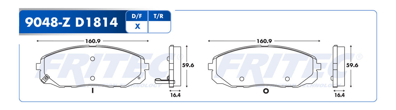 SPC-9048-Z PADS (9048-D1814) RD SEDONA 2019-2020 KIA