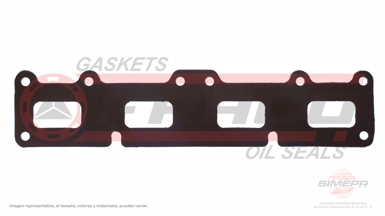 MEX-1140076 EMPAQUE DE MULTIPLE (MS-4245-1E)(MU-41401-E) 2.0L 2.4L PT CRUSIER NEON SRT 4 STRATUS TURBO DOHC VIN J X 16V EDB 01/07MLS CHRYSLER