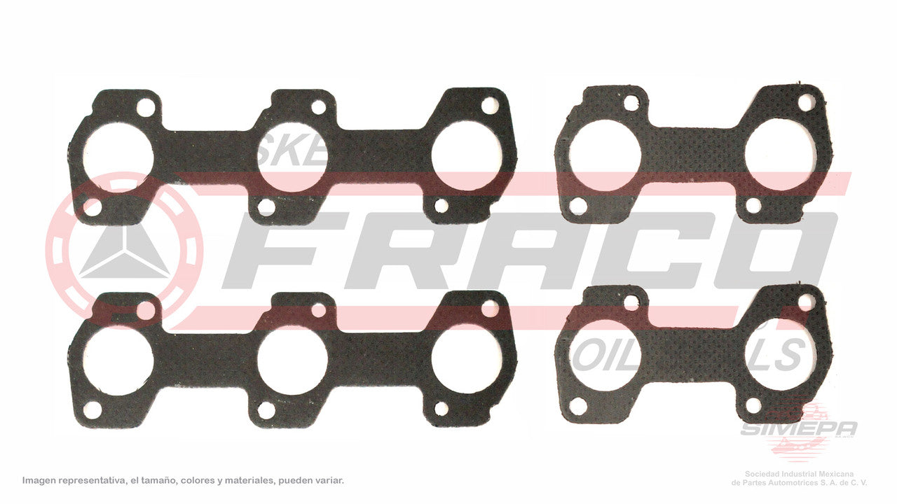 MEX-2612001 MANIFOLD GASKET (MS-4390-E)(MU-41544-E) 6.8L FORD TRITON V10 415 F450 F550 SUPER DUTY 98/03 (CONT. 4 PZ) FORD