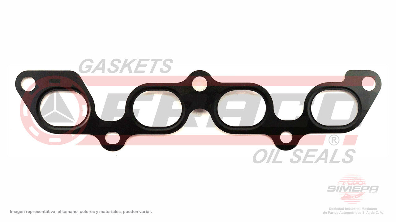 MEX-2640010 MANIFOLD GASKET (MU-41509-E) 1.4L FORD 4 CYL FIESTA ZETEC-SE DAH DHB 16V MLS FORD