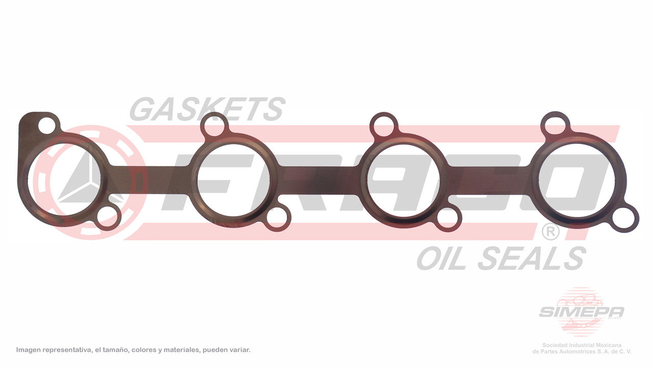 MEX-2640017 MANIFOLD GASKET (MS-4317-E)(MU-41523-E) 1.6L FORD FIESTA KA IKON PICK UP COURIEL ZETEC-ROCAM SOHC 8V 01/09 MLS FORD