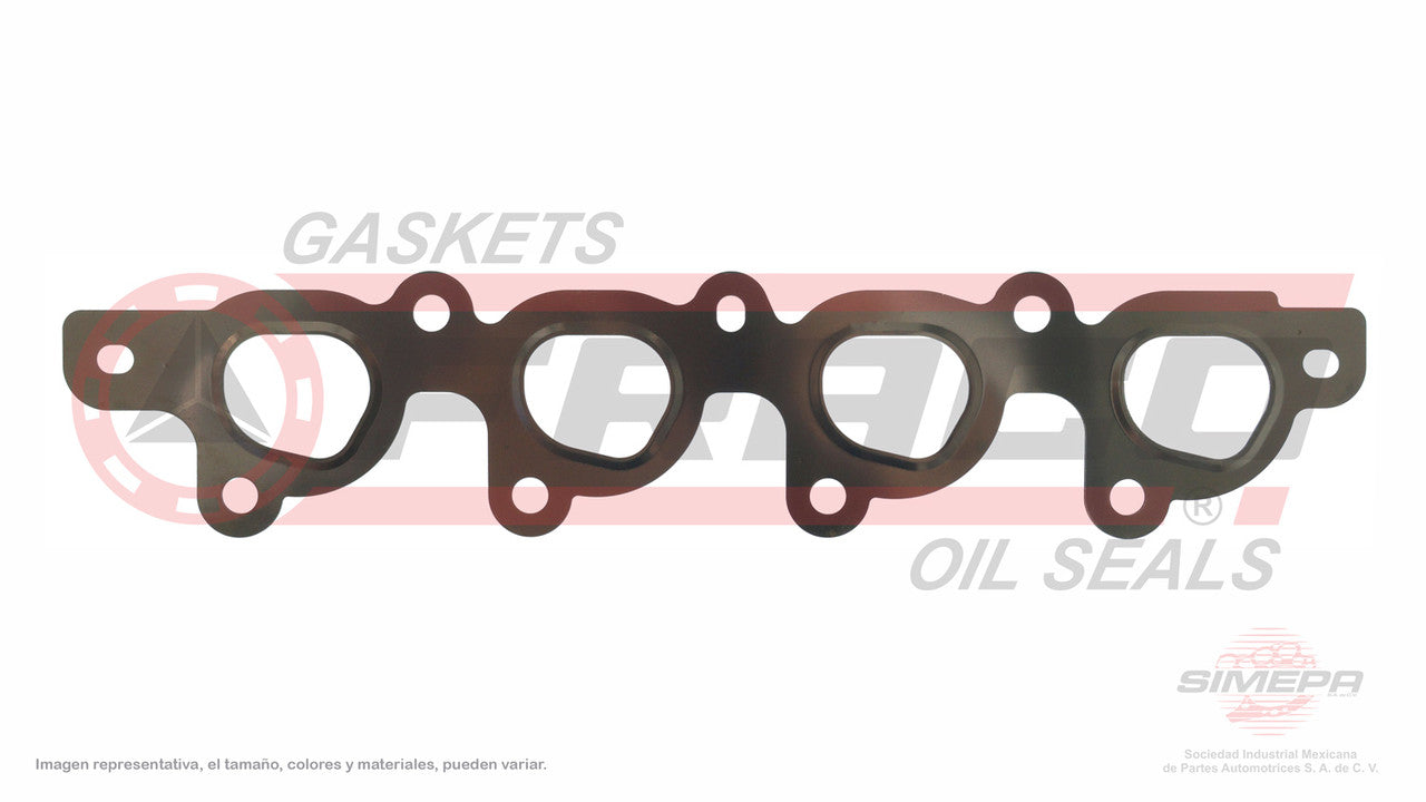 MEX-2640041 MANIFOLD GASKET (MS-4313-E)(MU-41507-E) 2.0L FORD DOHC ZETEC VIN 3 CONTOUR MYSTIQUE95/04. MLS FORD