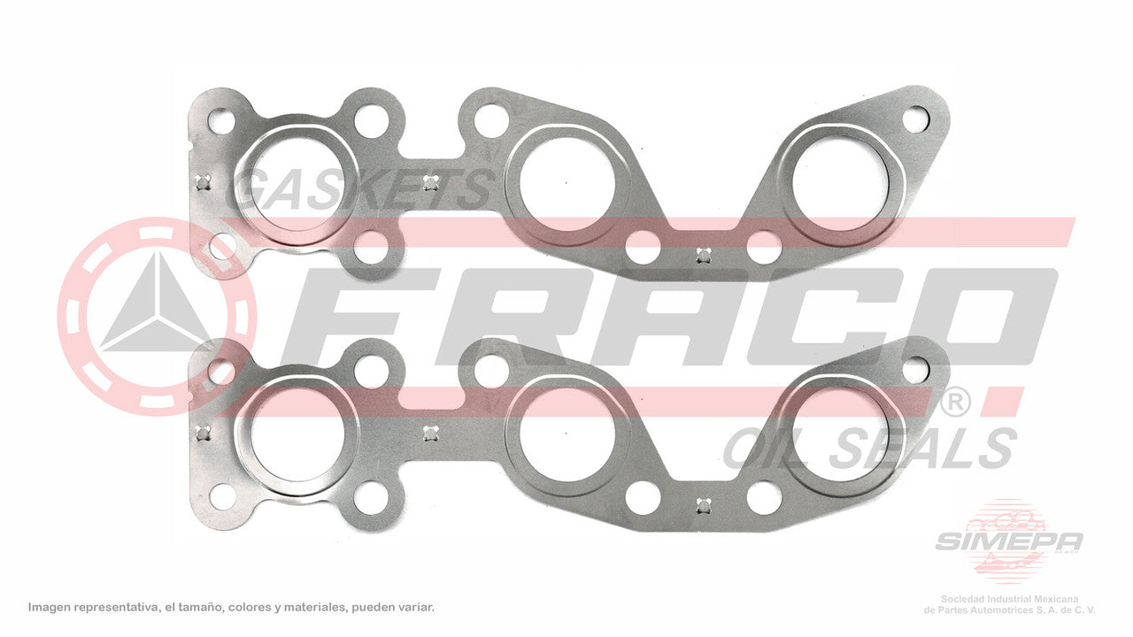 MEX-5862010 MANIFOLD GASKET (MU-432-E) 3.3L PATHFINDER 96/00 FRONTIER 99/04 XTERRA 00/04 VG33E 12V SOHC WITH PROTECTIVE RINGS NISSAN