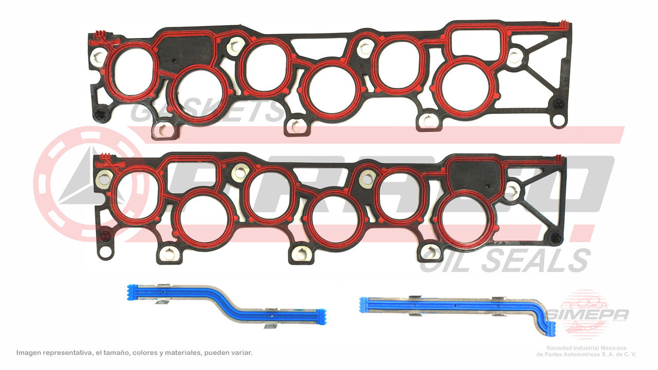 MIX-2662075 MANIFOLD GASKET (MS-4341-NS1)(MU-41520-A1-D MU-41520-A1-I ) 3.8V 4.2V WINDSTAR 256 F150 PICK UP ECONOLINE 99/03 T/P FORD