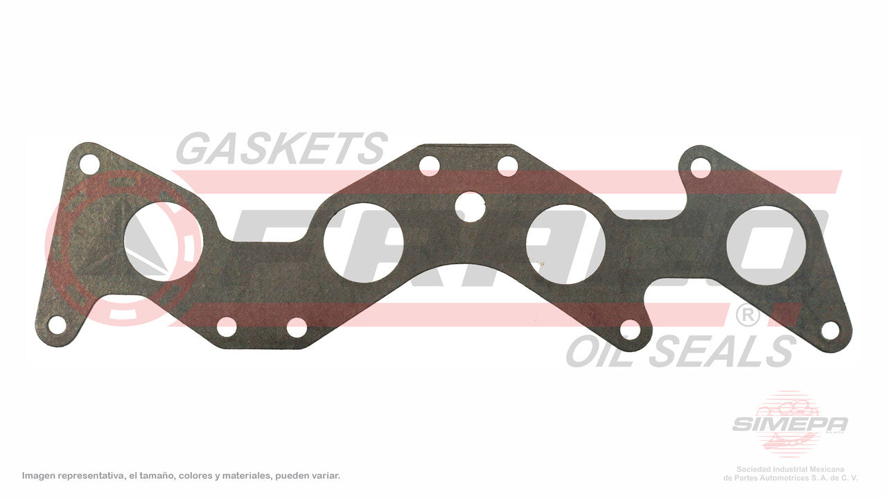 MIX-3040050 MANIFOLD GASKET (MS-4107) 1.8L GM 4 CYL CHEVROLET PONTIAC 122¨ 82/ 86 GENERAL MOTORS
