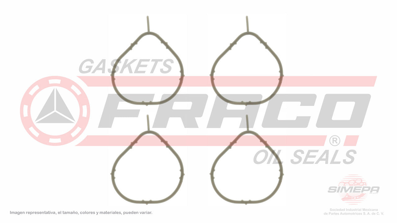 MIX-3640060 MANIFOLD GASKET (MU-4113-A) 1.6L CHRYSLER 4 CYL VERNA HYUNDAI G4FK 02/04 HYUNDAI