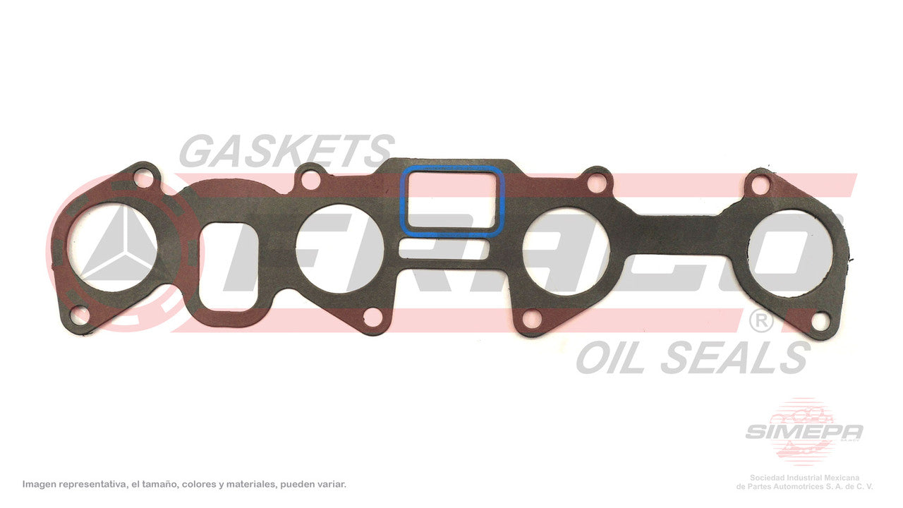 MIX-3840080 MANIFOLD GASKET (MS-41710) 2.3L CHEVROLET 4 CYL LUV 4X4 ISUZU 4ZD1 ISUZU
