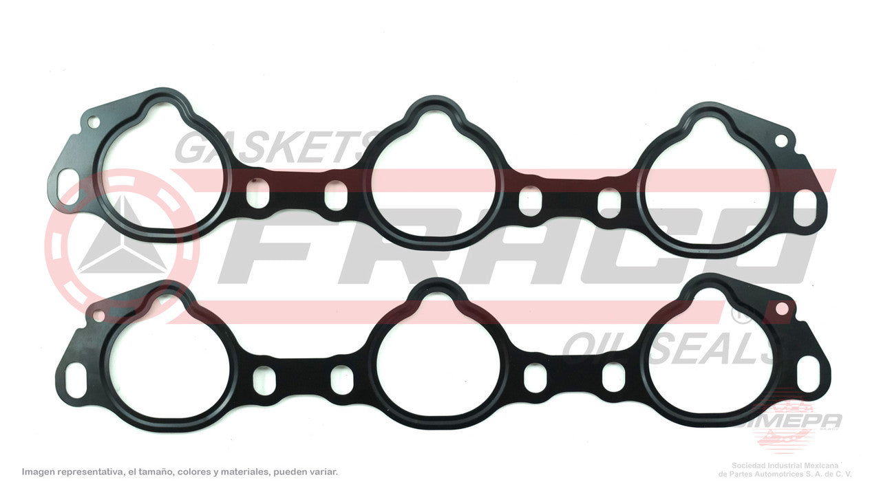 MIX-5862040 MANIFOLD GASKET 4.0L NISSAN V6 PATHFINDER FRONTIER X-TERRA VQ40DE DOHC 24V 05/10. 2PCS MLS. NISSAN