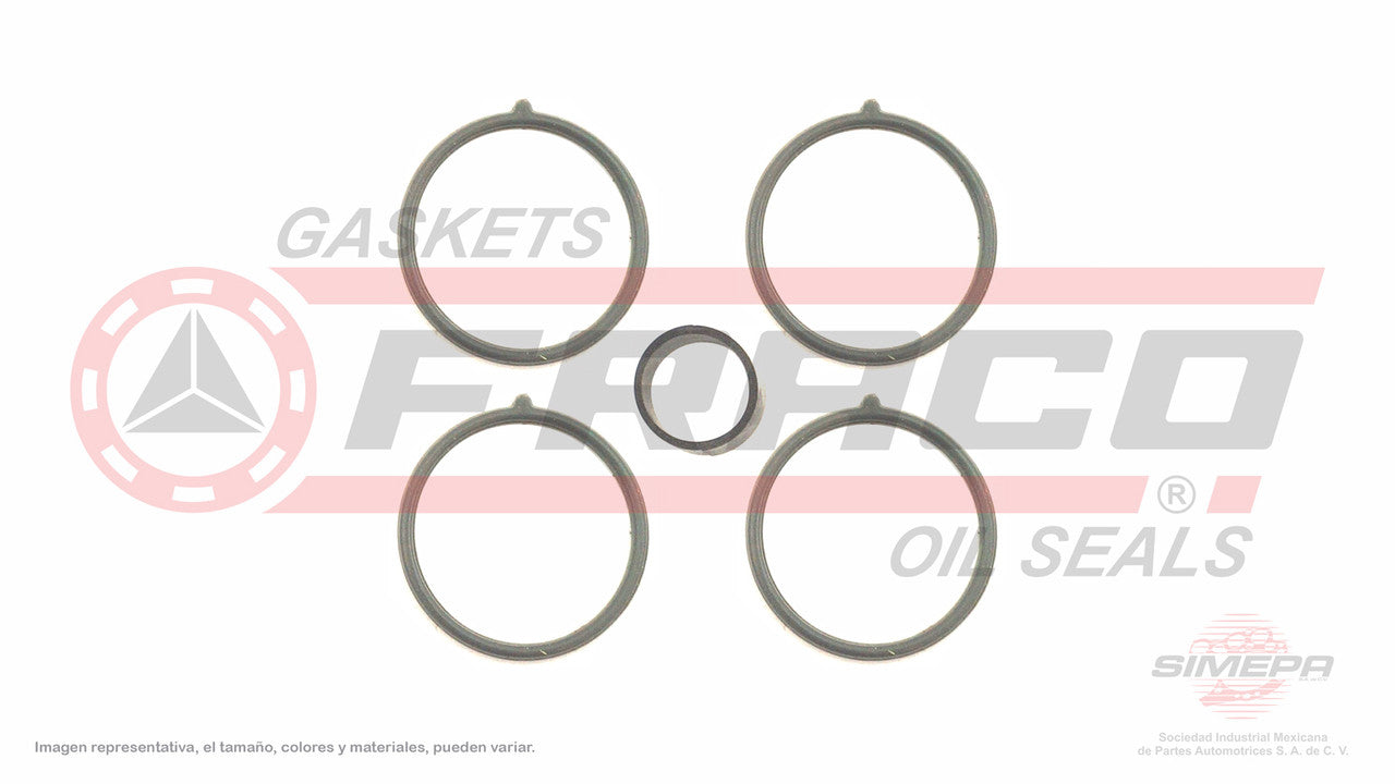 MIX-6040127 MANIFOLD GASKET (MS-4118-1)(MU-41226-A) 1.8L GM 4 CYL CHEVROLET PICK UP TORNADO CORSA FIAT 8V SOHC 06/10 LIGAS. GENERAL MOTORS