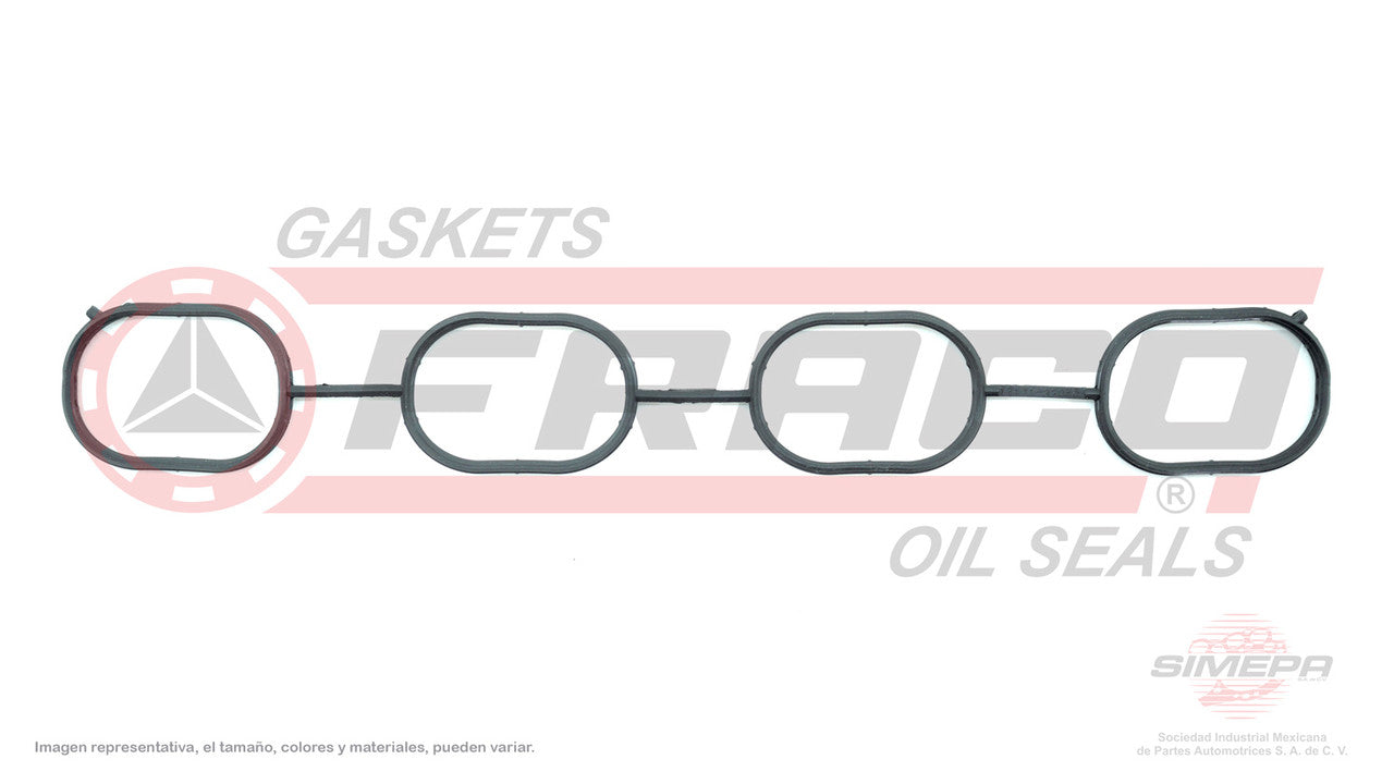 MIX-8040206 MANIFOLD GASKET (1 PC)(MU-41307-A) 1.8L 16V COROLLA CELLICA MATRIX SPYDER 1ZZ-FE GEO PRIZM PONTIAC VIBE 98/09 SILIC TOYOTA
