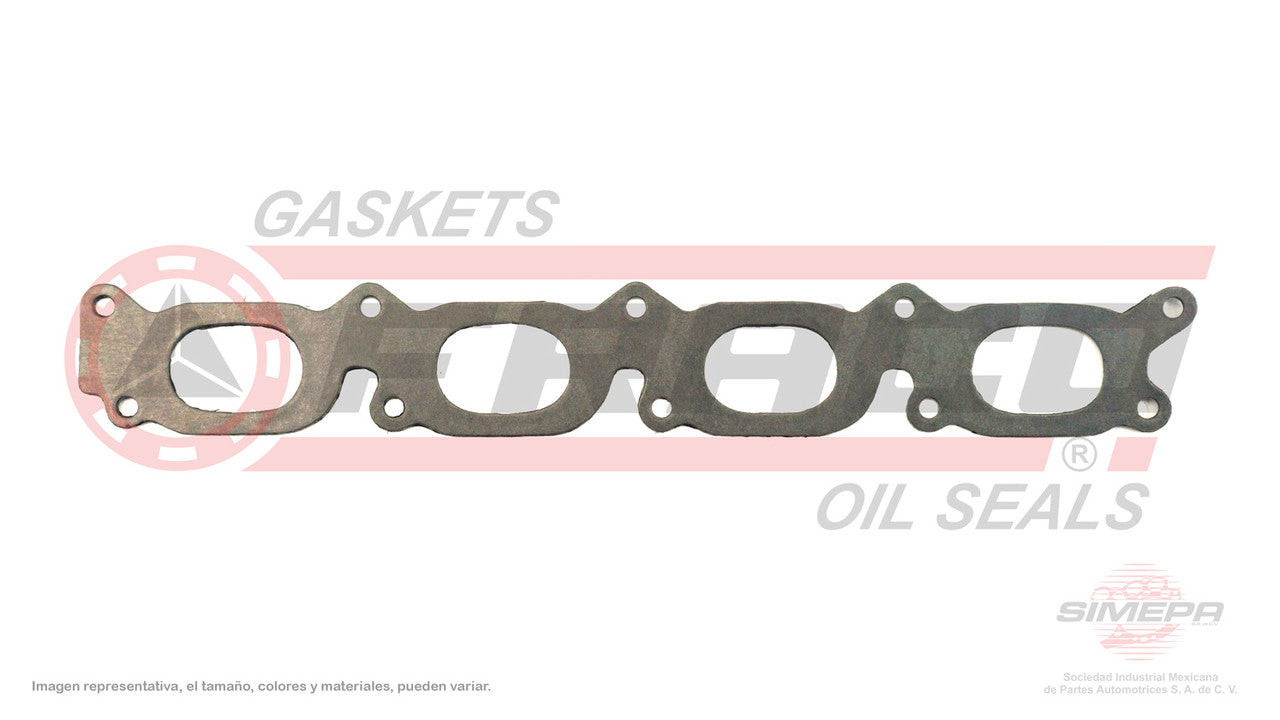 MIX-8640140 MANIFOLD GASKET (MS-41852-A)(MU-4100-A) 1.8L VW 4 CYL AUDI SEAT BEETLE A3 A4 A6 DOHC 20V TURBO 99/09 VOLKSWAGEN