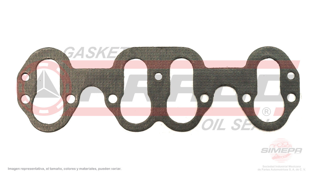 MIX-8640161 MANIFOLD GASKET (MS-41840-1)(MU-493-A) 1.8L 2.0L VW SOHC GOLF JETTA COMBI CORSAR ATLANTIC 93/01 VOLKSWAGEN