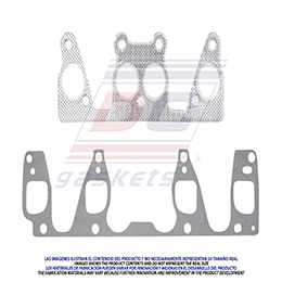 MS-4300-1 EMPAQUE DE MULTIPLE L4 2.3L FI TOPAZ OHV 1984/91 FORD