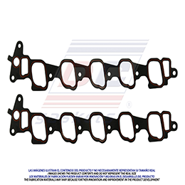 MS-4390-1 EMPAQUE DE MULTIPLE V10 6.8L MOTOR TRITON F-450 F-550 SUPER DUTY MULIPLE PUERTOS GRANDES 99/07 FORD