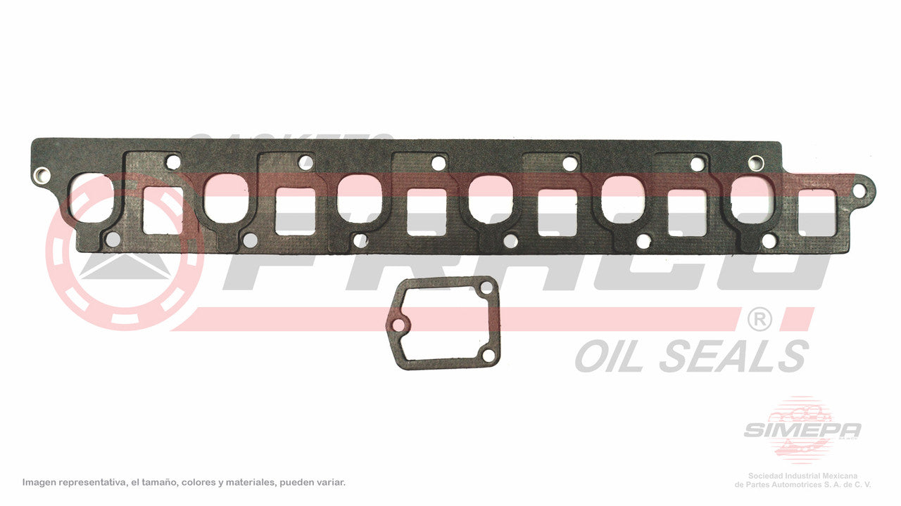 MSX-2660050 MANIFOLD GASKET (MS-4325) 3.9L 4.9L FORD 6 CYLINDER 240 300 CARBURETED 65/84 FORD