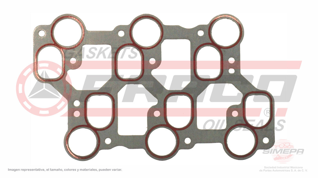 MUX-2662075 EMPAQUE DE PLENUM (MS-4341-P) 3.8L 4.2L FORD V6 WINDSTAR 256 OHV VIN 2 F150 PICK UP ECONOLINE 97/00 MUSTANG 99/04 FORD
