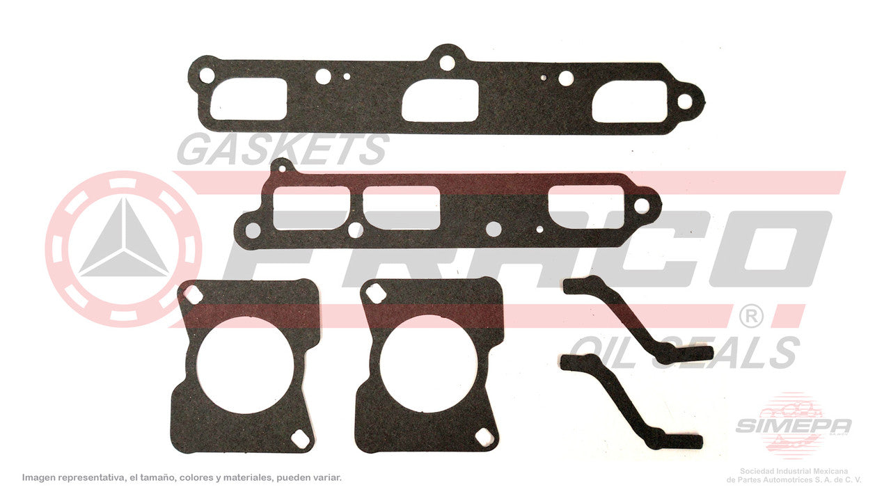 MUX-3062005 PLENUM GASKET (MS-4140-3P) 2.8L GM V6 CHEVROLET 173 VIN WX 85/876 6 PCS GENERAL MOTORS