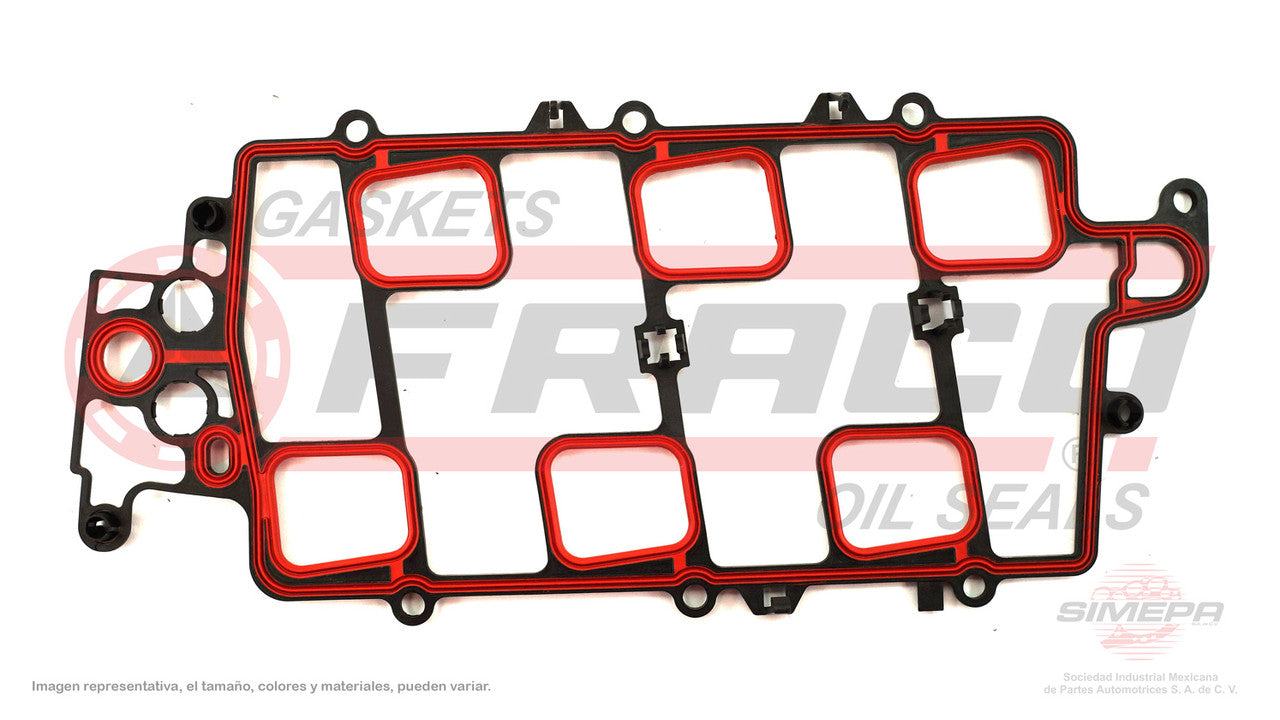 MUX-3062117 EMPAQUE DE PLENUM (MS-4148-P)(MU-41235-P) 3.8L GM V6 PONTIAC GRAND AM VIN K 97/03 GENERAL MOTORS