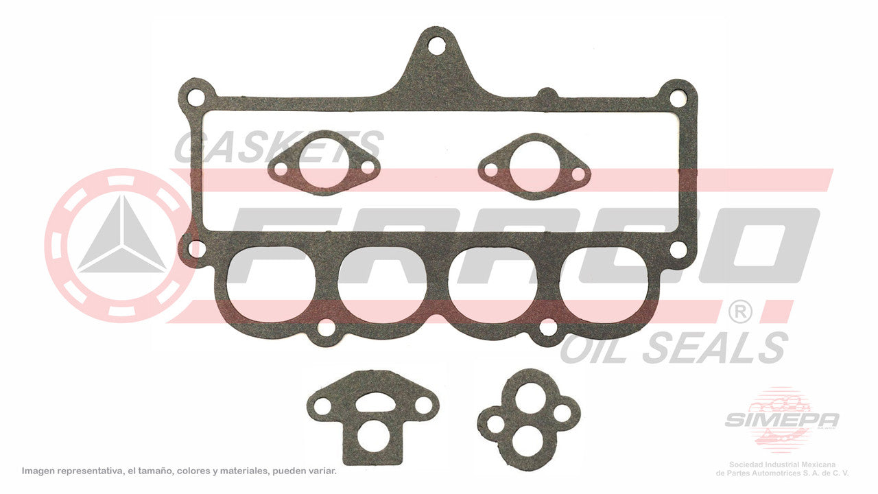 MUX-6040075 EMPAQUE DE PLENUM 1.6L MULIPLE DE PLENO GM 4 CIL CHEVROLET AVEO PONTIAC G3 F16D DOHC 16V L14 VVT MFI 08/12. GENERAL MOTORS