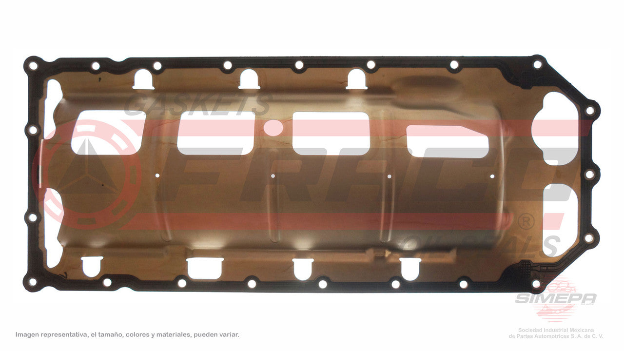 OSX-1182105 CRANKCASE GASKET (OS-1273-1R)(CJ-11420) 5.7L HEMI RAM 2500 3500 QUAD JEEP COMANDER SONORA CHARGER MAGNUM 05/06 CHRYSLER