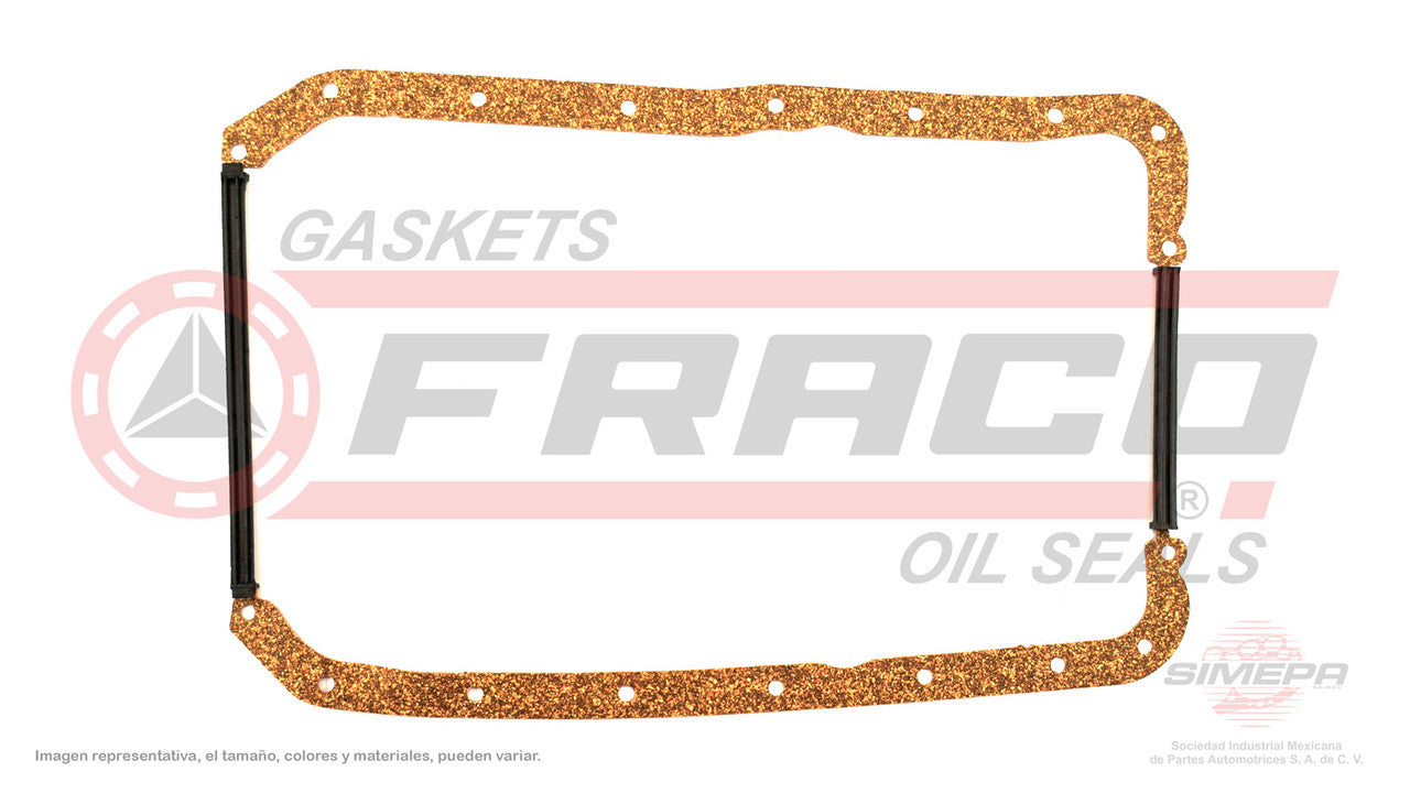 OSX-2640007 CRANKCASE GASKET (OS-1302)(CJ-11508) 1.3L FORD 4 CYLINDER FIESTA ENDURA IRON CRANKCASE 98/01 FORD