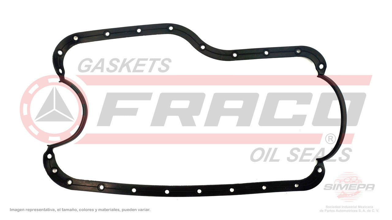 OSX-2640070 CRANKCASE GASKET (OS-1305-1R)(CJ-11504-1) 2.3L FORD 4 CYL RANGER PINTO 140 OHC 74/ 84 FORD SILICON COMPLETE