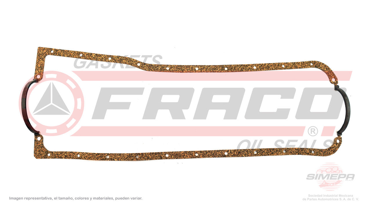 OSX-2660020 CRANKCASE GASKET (OS-1320)(CJ-11510) 2.4L 2.8L 3.3L FORD 6 CYL 140 170 200 250 FORD