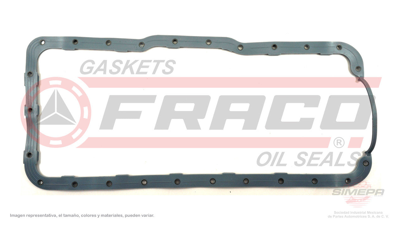 OSX-2660081 CRANKCASE GASKET (OS-1325-1R) 4.9L FORD 6 CYL 300 F150 ECONOLINE 88/97 (SILICON) FORD
