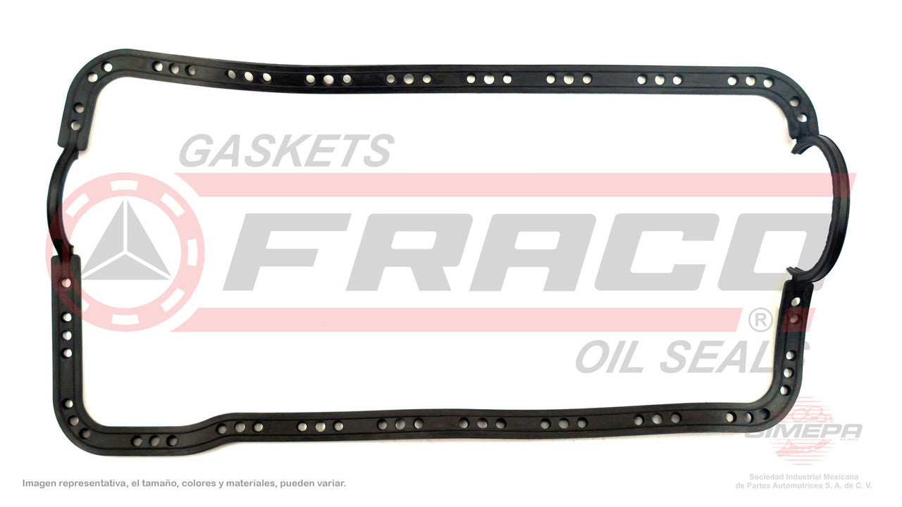 OSX-2662040 CRANKCASE GASKET (OS-1308-R)(CJ-11516) 2.9L FORD V6 177 OHV RANGER BRONCO 86/92 (SILICON). FORD