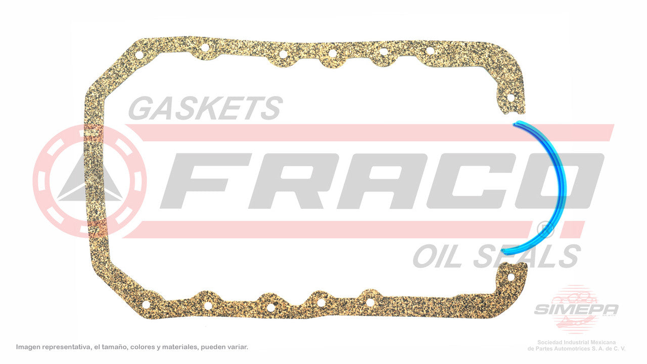 OSX-2662074 CRANKCASE GASKET (OS-1338) 3.8L 4.2L FORD V6 12V OHV WINDSTAR ECNOLINE F150 97/08 256 FORD