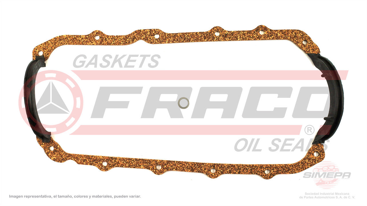 OSX-3062002 CRANKCASE GASKET (OS-1140)(CJ-11206) 2.8L GM V6 CHEVROLET 173 VIN WX 85/86 GENERAL MOTORS