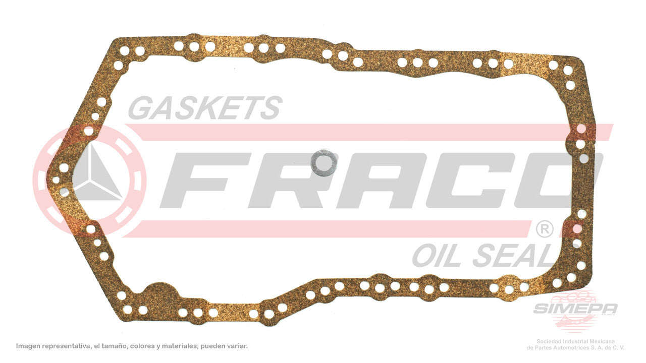 OSX-3062012 CRANKCASE GASKET (OS-1142-5) 3.0L GM V6 181 VIN B 3 86/88 GENERAL MOTORS