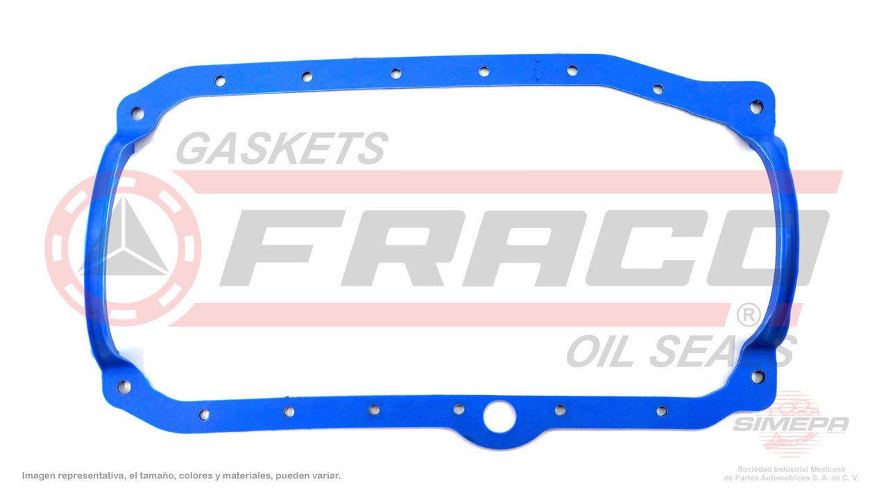 OSX-3062135 CRANKCASE GASKET (OS-1144-R)(CJ-11222) 4.3L VIN BNVZ CAPRICE C1500 C2500 PICKUP GRAND PRIX 86/95 CRANKCASE STEEL SILI GENERAL MOTORS