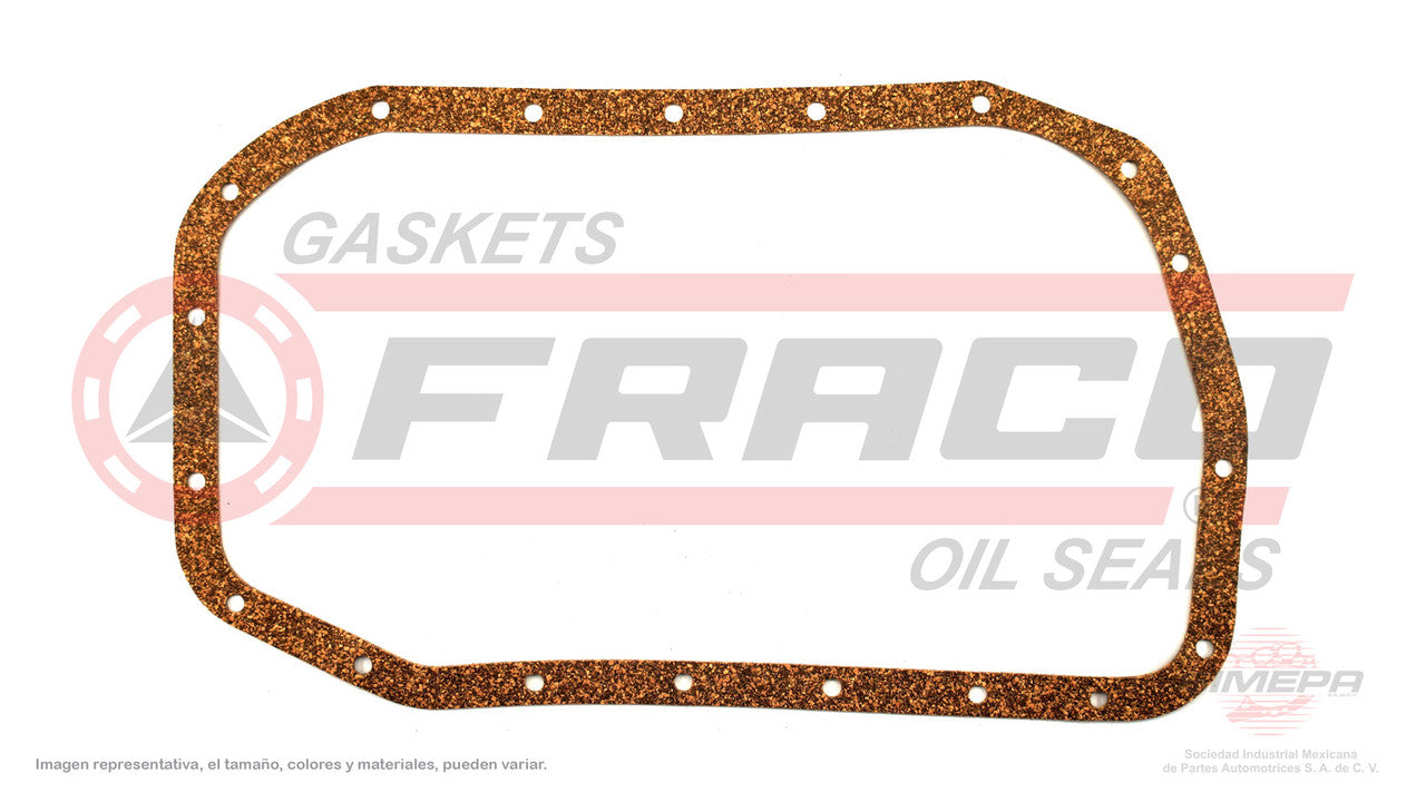 OSX-5540281 CRANKCASE GASKET (OS-1235) 2.0L CHRYSLER 4 CYL COL VISTA MITSUBISHI G63B 85/93 CHRYSLER